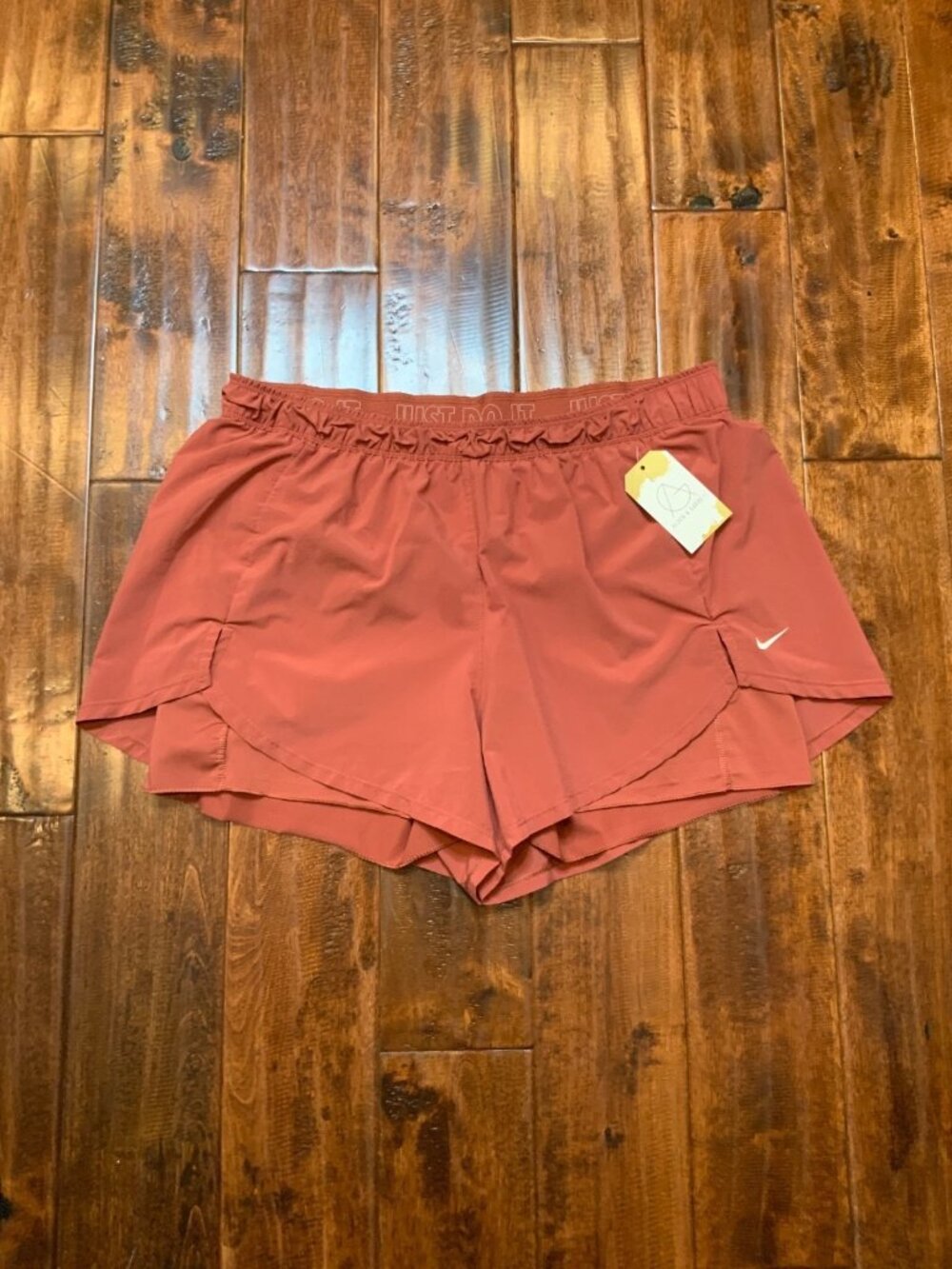 Nike Dark Rose Pink 2-in-1 Running Shorts, Size XXL